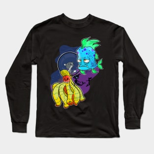 My cat in an octopus submarine Long Sleeve T-Shirt